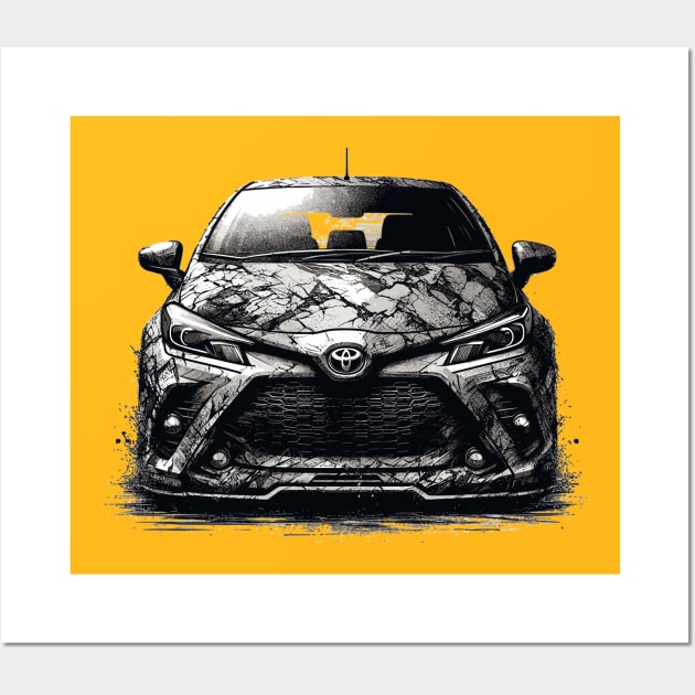 Toyota Yaris Wall Art by Vehicles-Art